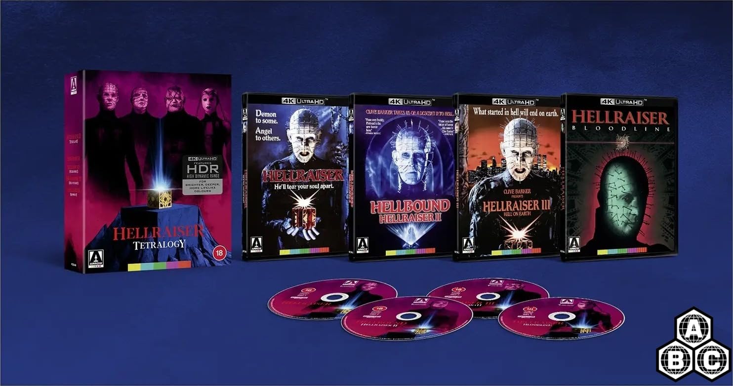 Hellraiser: Tetralogy (Special Edition Collection) [4K UHD + Blu-ray] [Region Free]