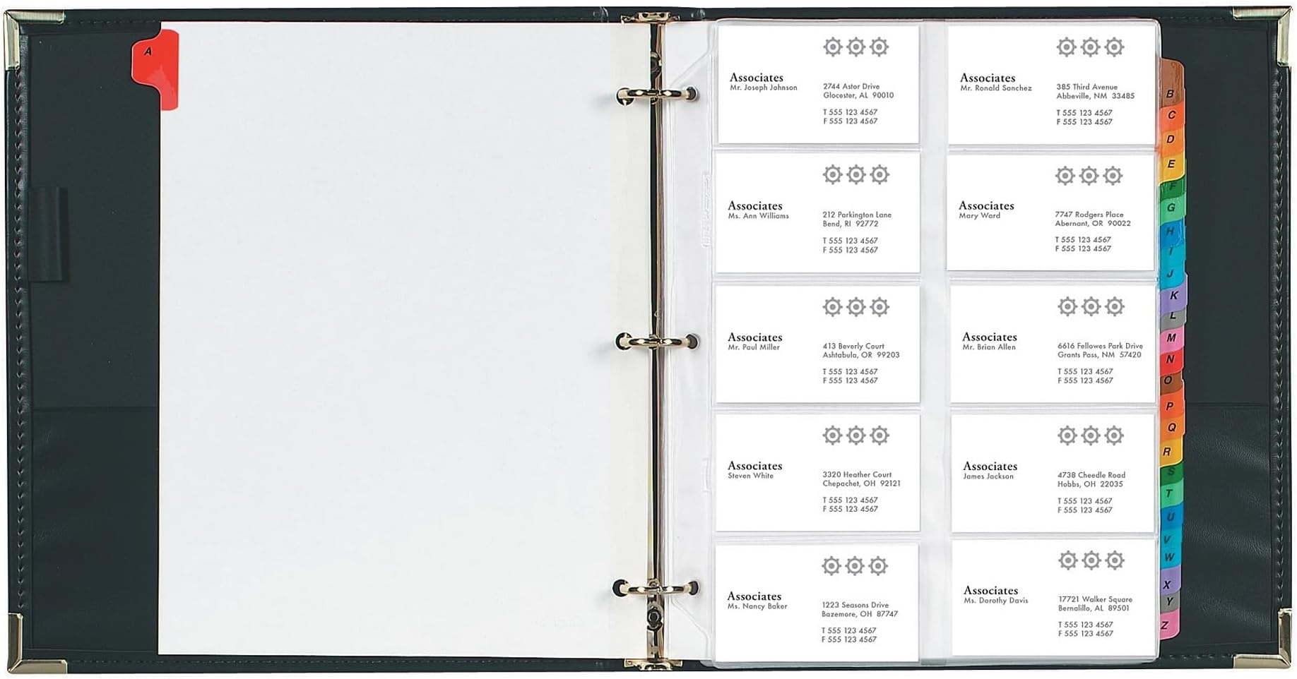 Cardinal Business Card Books (65361 C20)