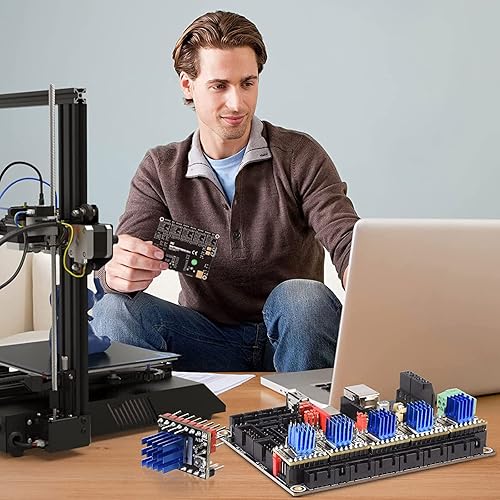 Vista 29 de BIGTREETECH SKR V1.4 Turbo 32bit tablero de control DIY para la mayoría de FDM 3D Priners Mainbaord compatible con pantalla táctil de la serie