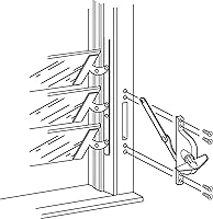 Vista 3 de Prime-Line H 3547 Operador universal de rejilla fundida a presión (paquete individual)