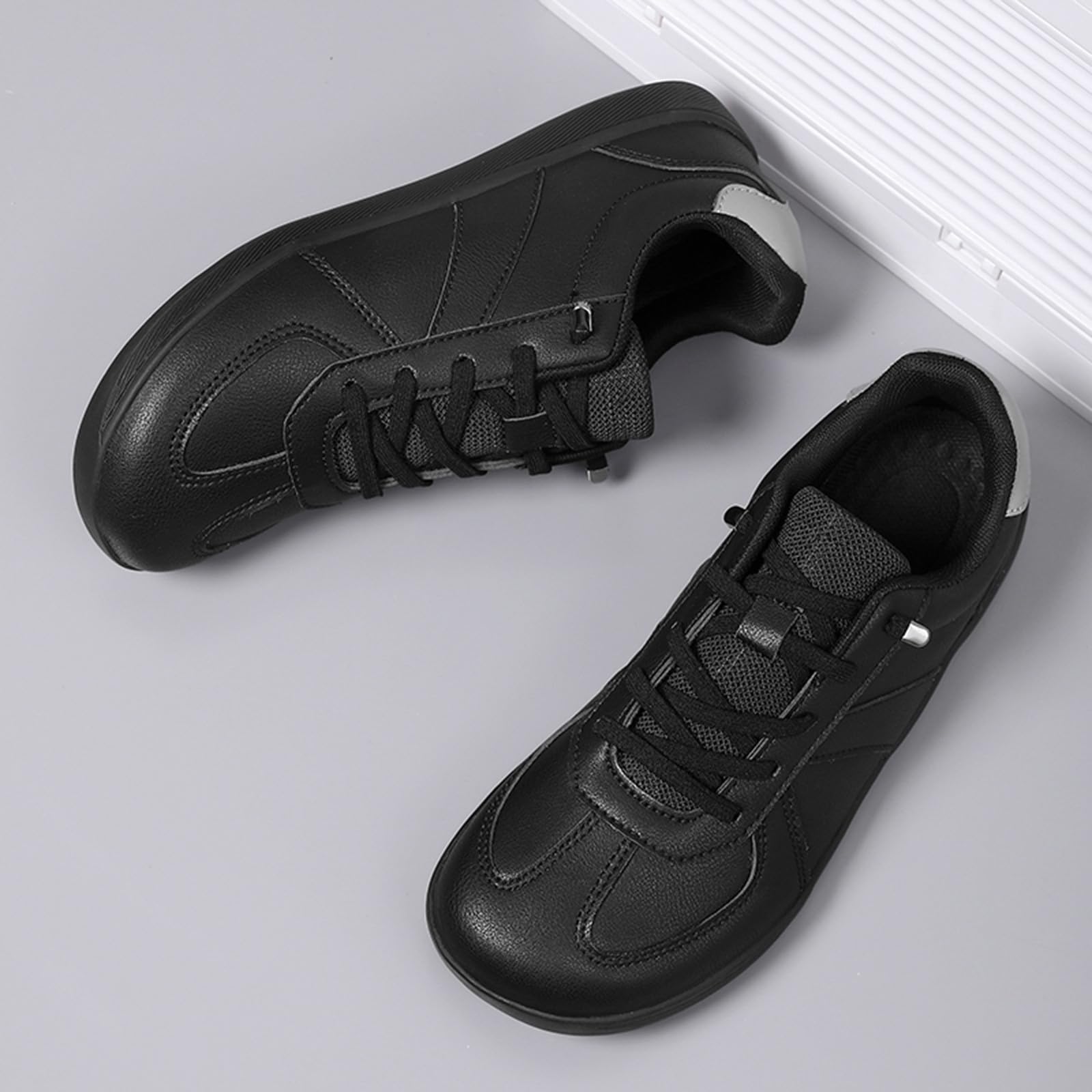 Generisch Herren Sneakers Herren Barfußschuhe Leichte Bequeme Schlüpfschuhe rutschfeste Gymnastikschuhe Atmungsaktive Sportschuhe Unisex für Läufer