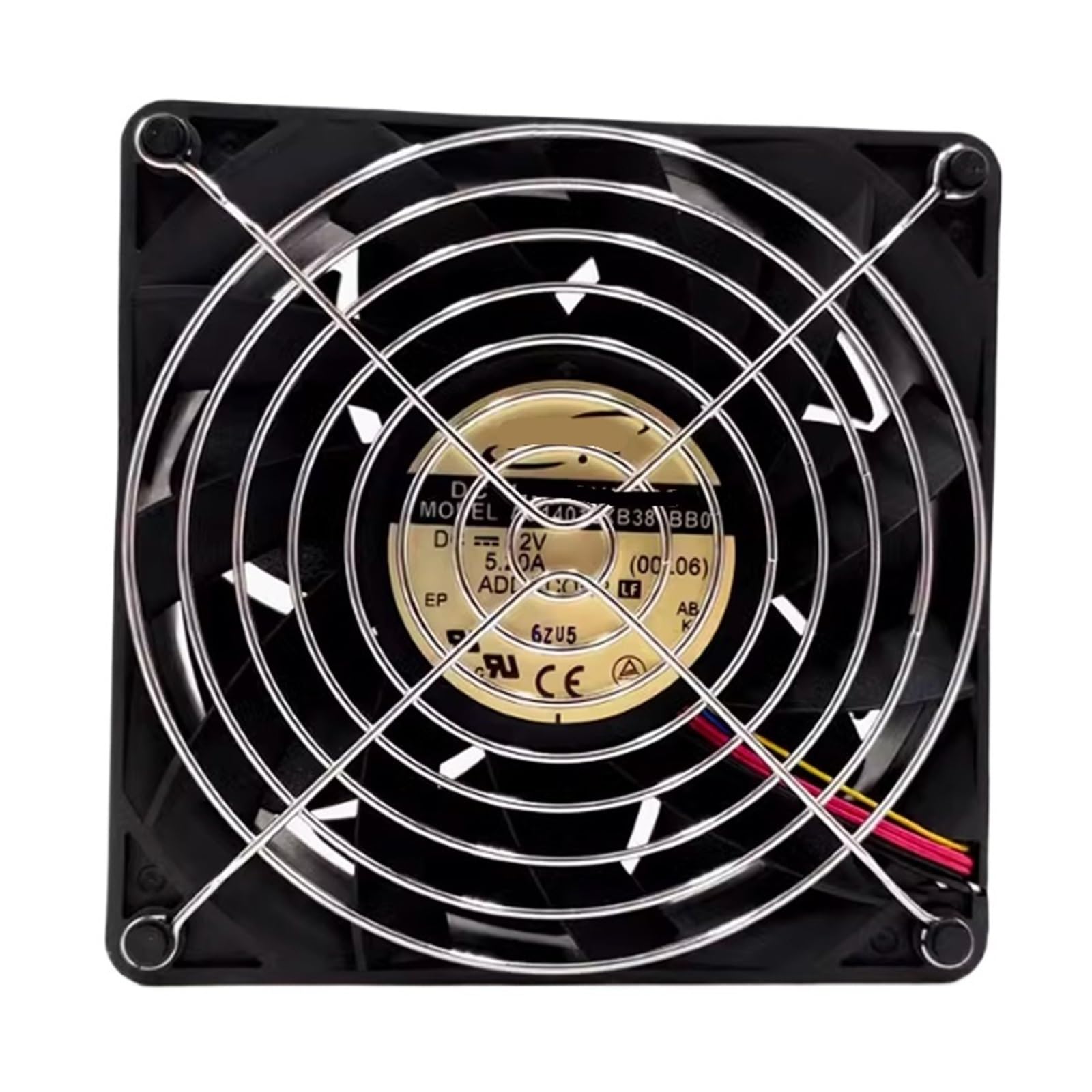 YMUGUEGH AS14012XB387BB0 14038 12V 5.2A pressure temperature control cooling fan(Fan iron mesh)