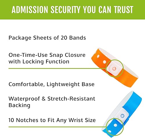 Vista 27 de 500 Aqua - Pulseras de plástico Wristco Aguamarina