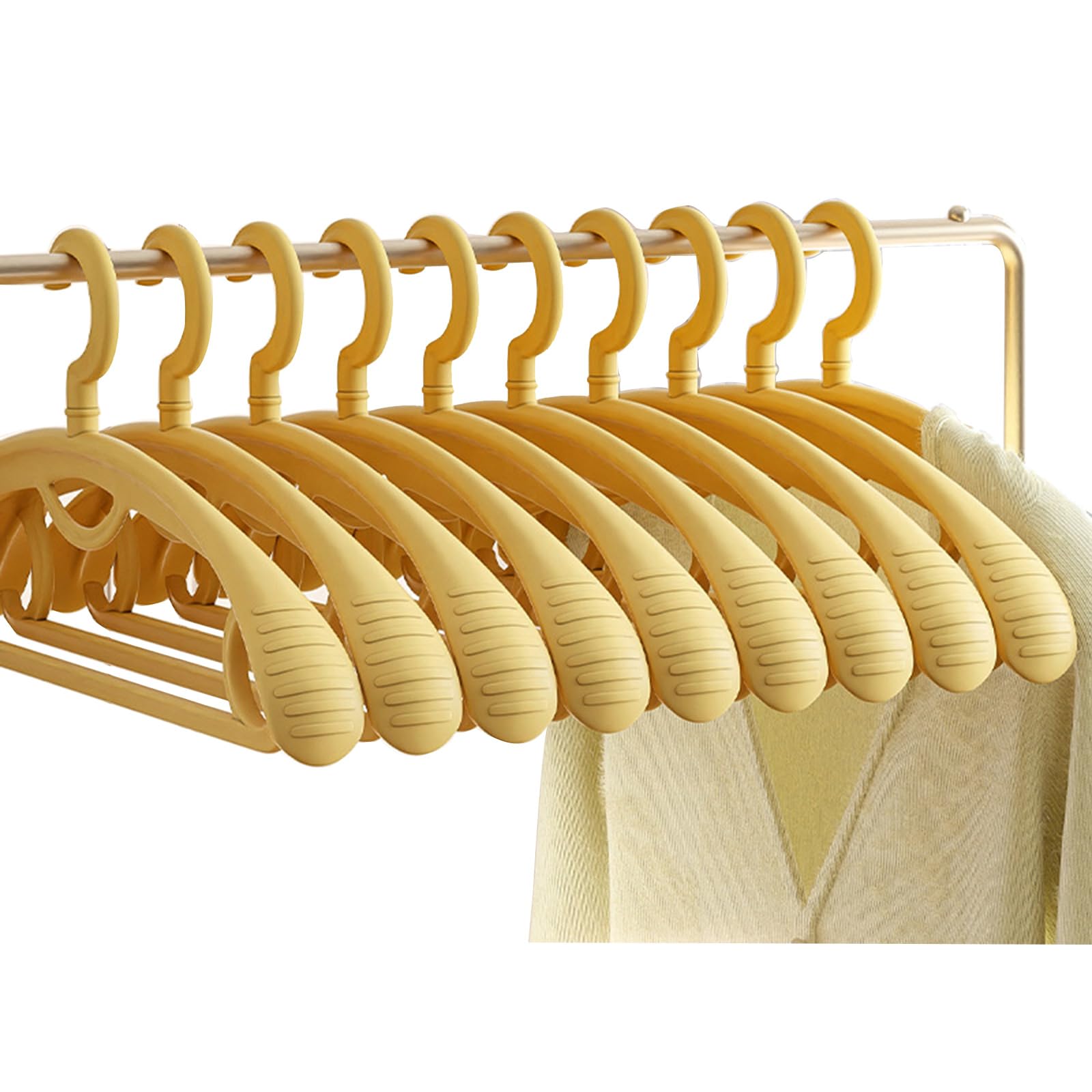 Cintre à suspendre pour vêtements haut de gamme | Lot de 10 sans pli