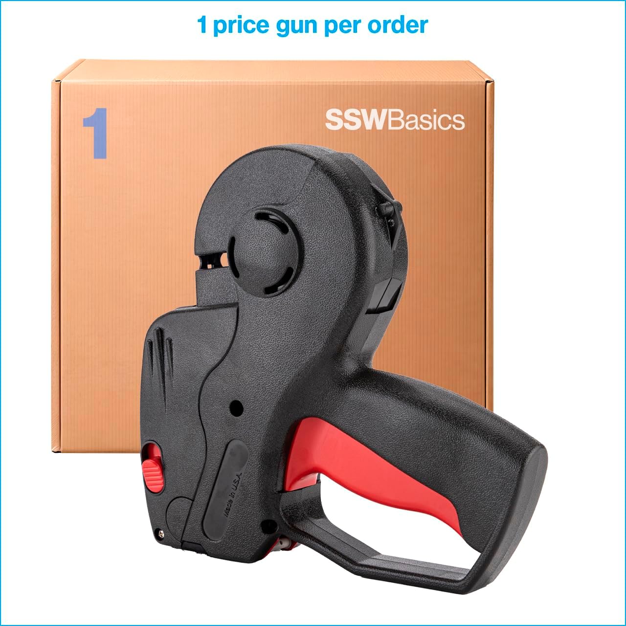 SSWBasics Monarch Blue One-Line Price Gun - Professional Pricing Gun for Retail