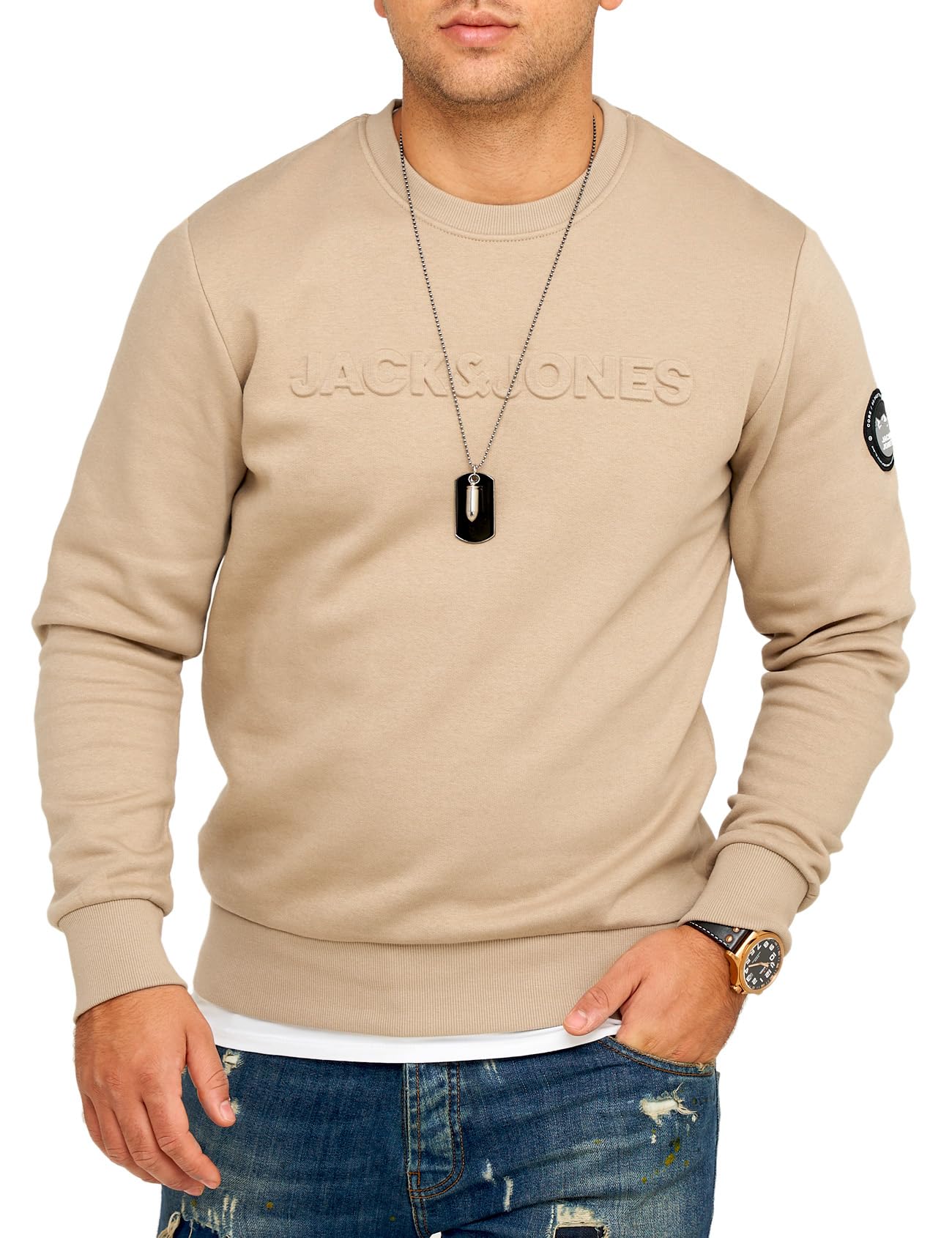 JACK & JONES Infinity Austin - Felpa da uomo