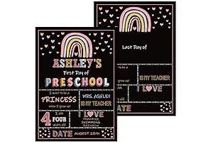 First and Last Day of School Board Pre K