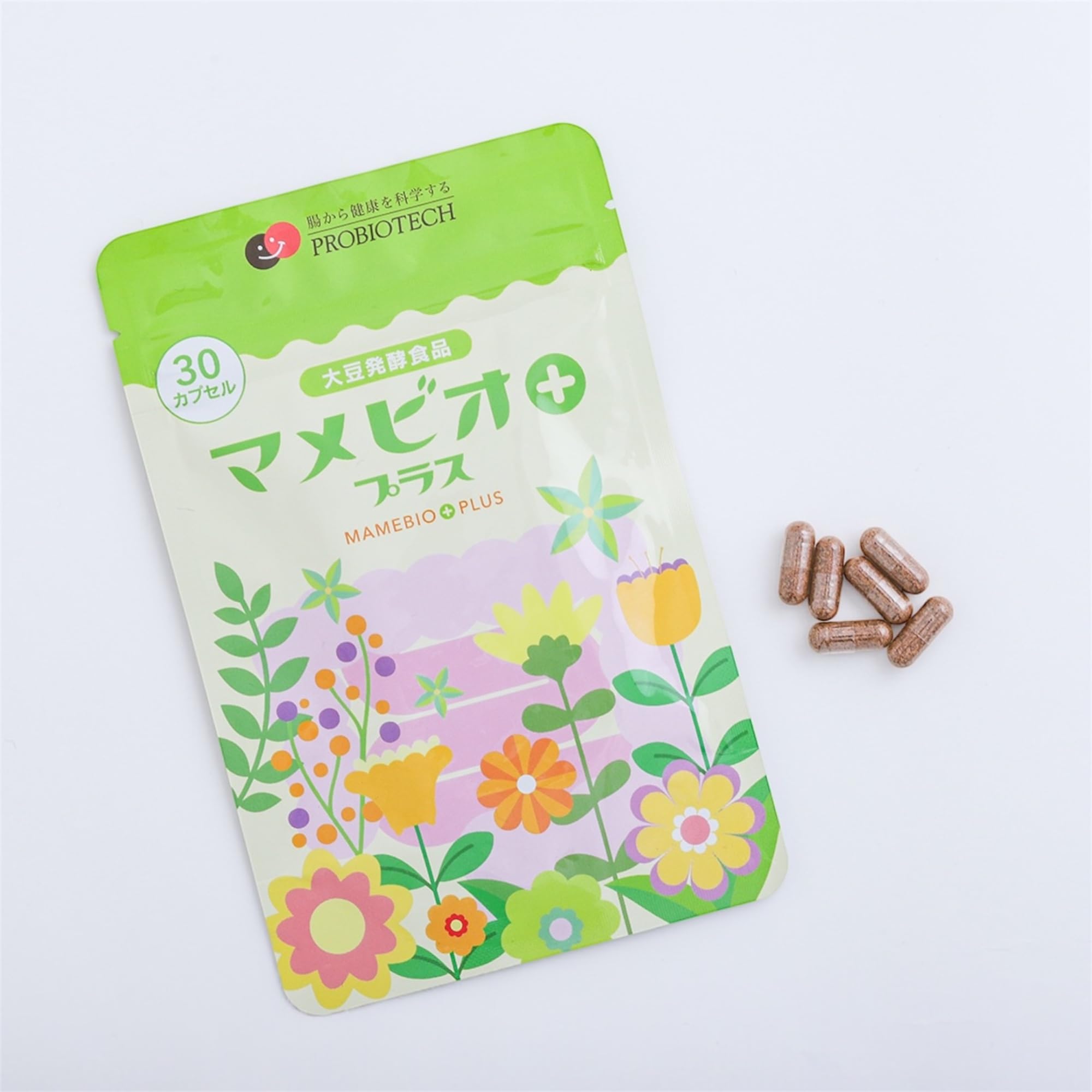 Amazon | 土壌菌サプリ マメビオプラス（1箱）自然大豆発酵食品