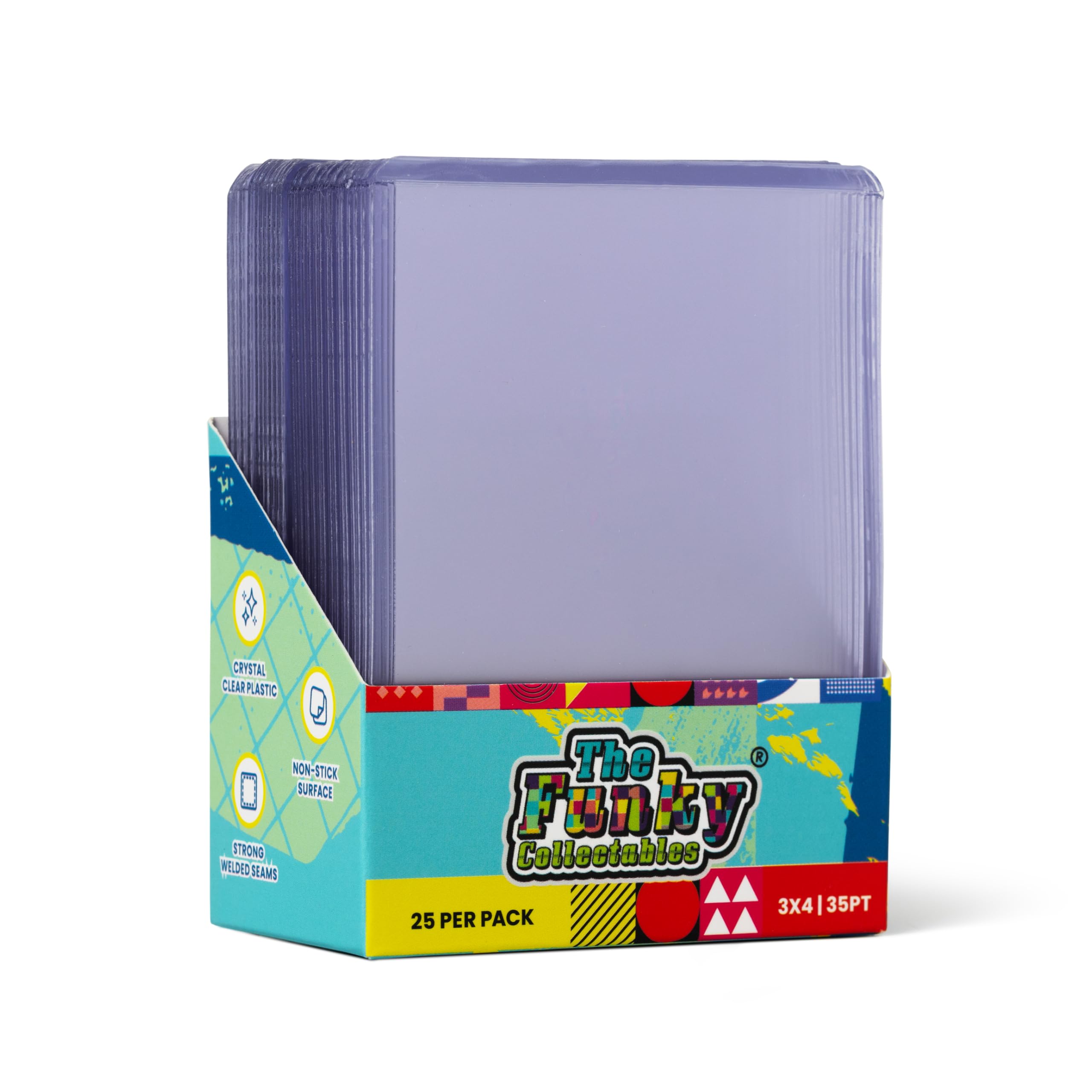 Top loaders Clear Hard Card 35pt Sleeves Compatible with Pokemon, Sports and MTG Toploaders (25 Pack)