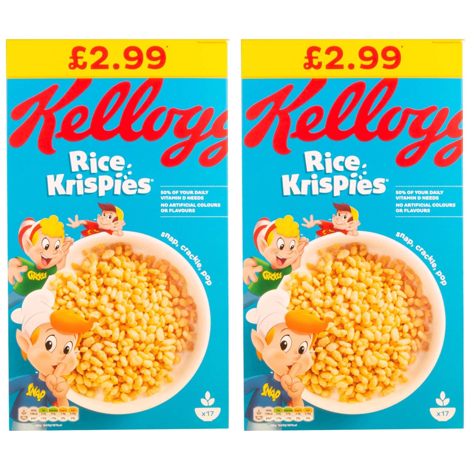 Kelloggs Toasted Rice Krispies No Artificial Colors And Flavours 430g (Pack Of 2) (Imported-UK) (B0CHB91GJZ) Amazon Price History, Amazon Price Tracker