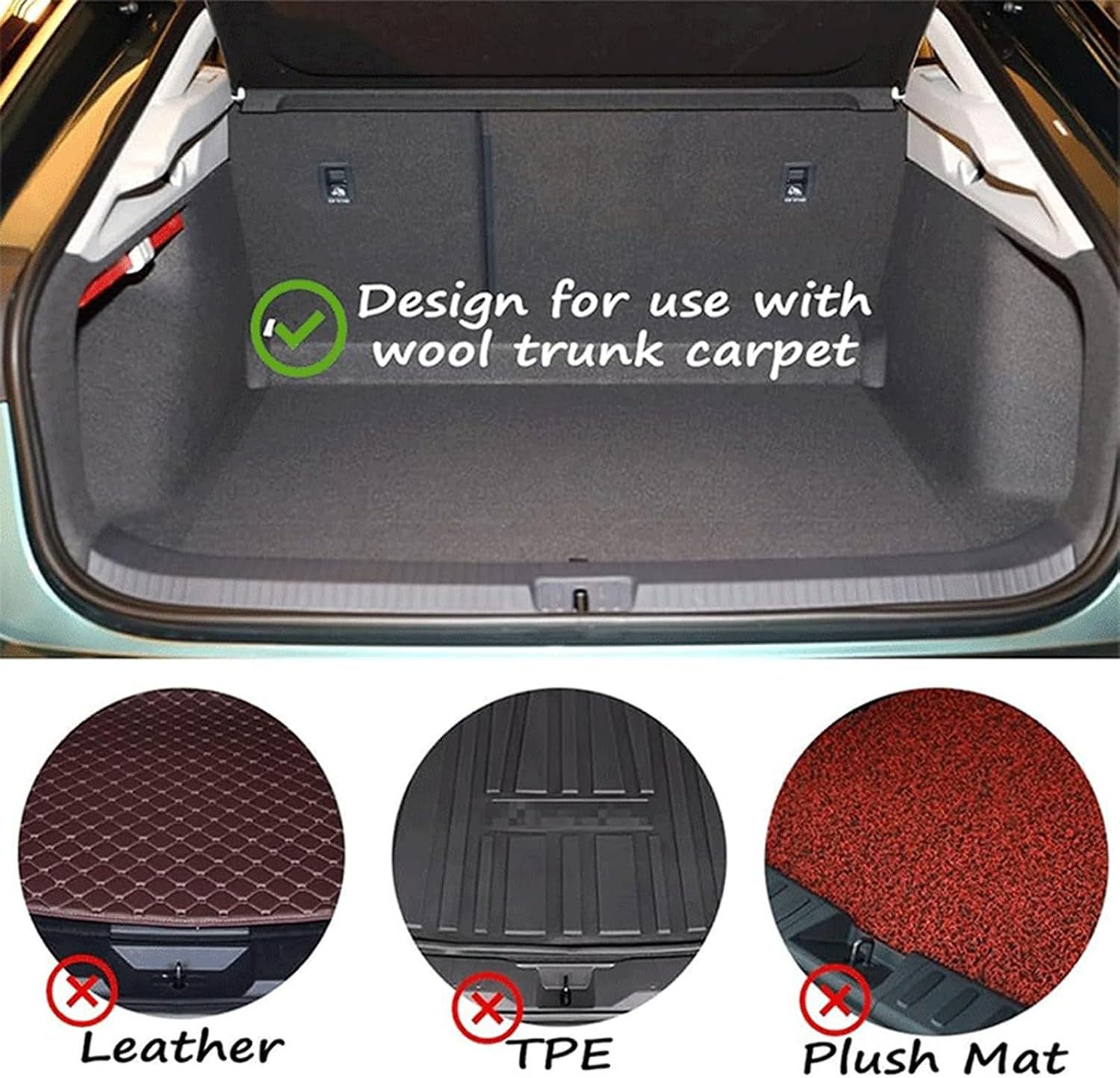Universally 4Pcs Iron Car Boot Fixing Bracket Luggage Fixation for Stable Cargo Management and Vehicle Luggage Fixing