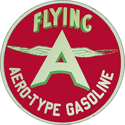 Miniatura 10 de Sinclair Avaiation Sinclair Motor Oil Emblem Seal Vintage Gas Signs Reproducción Car Company Letreros de metal de estilo vintage Letrero redondo de