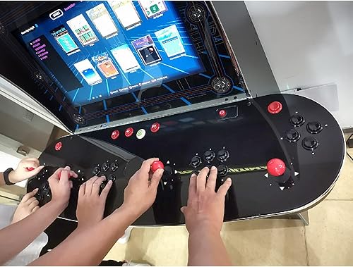 Miniatura 5 de Legends QuadPlay Panel de control, conexión USB, juegos de arcade, videojuegos retro clásicos, juegos de arcade y consola, rompecabezas de lucha de