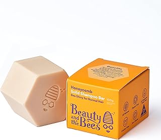 Beauty and the Bees Bee Shiny pH Balanced Shampoo Bar for Normal Hair - All Natural Ingredients - Tasmania Australia, 3.5 oz