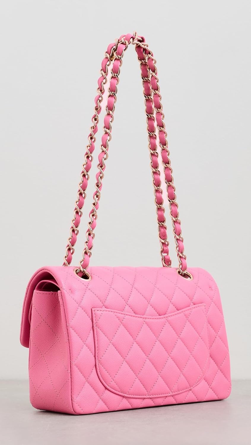 Women's Pre-Loved Chanel Small Classic Double Flap, Caviar - Image 3