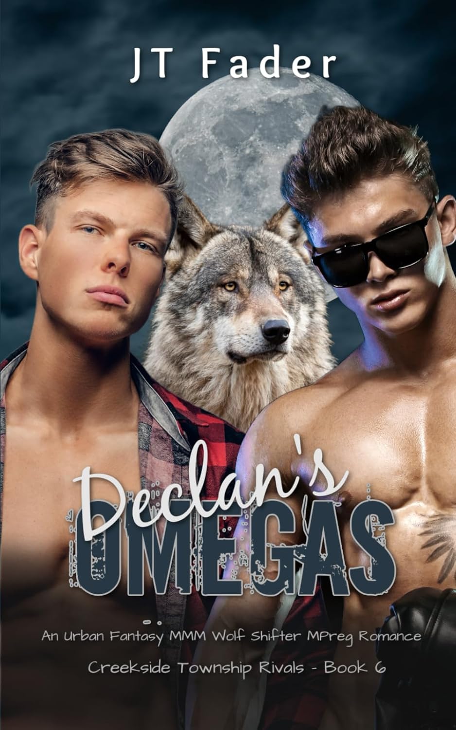 Declan's Omegas: An Urban Fantasy MMM Wolf Shifter MPreg Romance: 6 (Creekside Township Rivals)