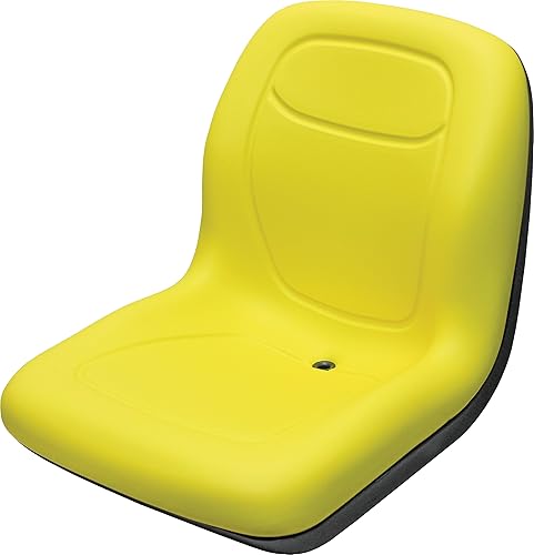 Asiento de vinilo amarillo para John Deere 5105 y 5205 - Reemplaza el número de pieza de John Deere #RE72933