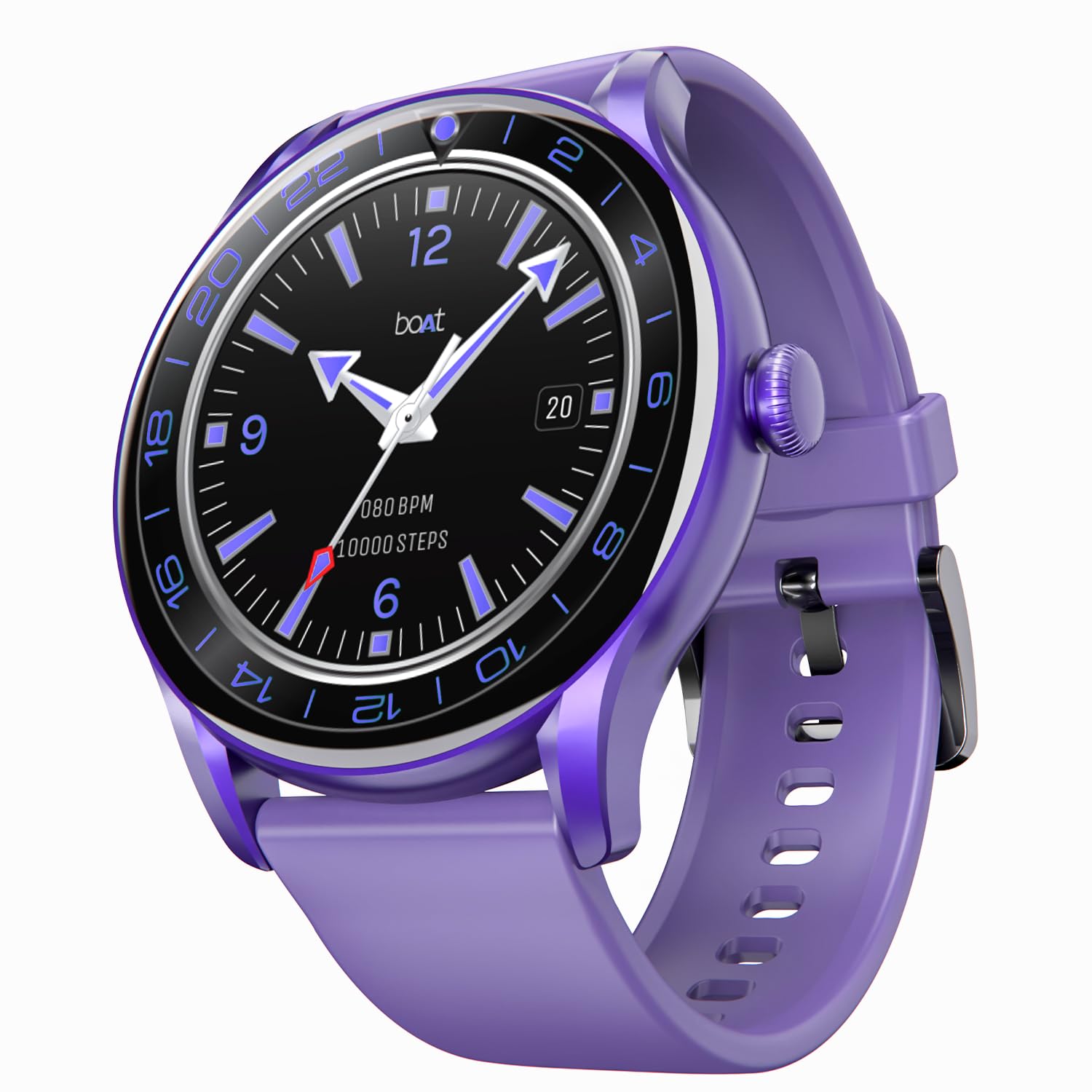boAt Lunar Connect Ace Smart Watch w/ 1.43" (3.6 cm) AMOLED Display, Bluetooth Calling, 100+ Sports Mode, Music and Camera Control, Up to 7 Days Battery Life, IP68, HR&SpO2 Monitoring(Orchid Purple) (B0CP7D2MX6) Amazon Price History, Amazon Price Tracker