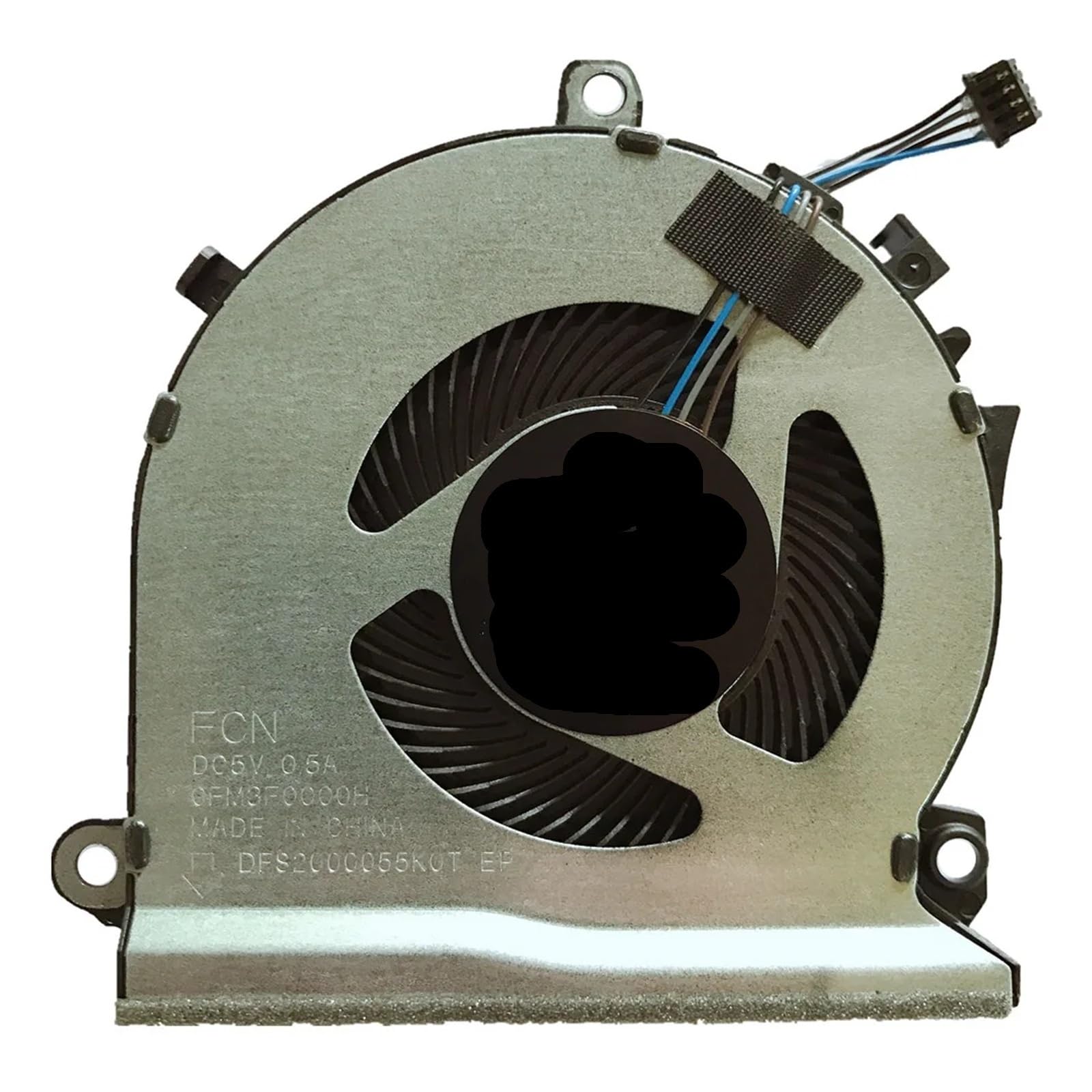 Laptop CPU GPU Ventola Di Raffreddamento Notebook PC, Compatibile for HP Pavilion Gaming 5 15-EC L77560-001 15-EC0016ax 15-EC0075ax Series Ventola Dell'aria(2 piece fan)