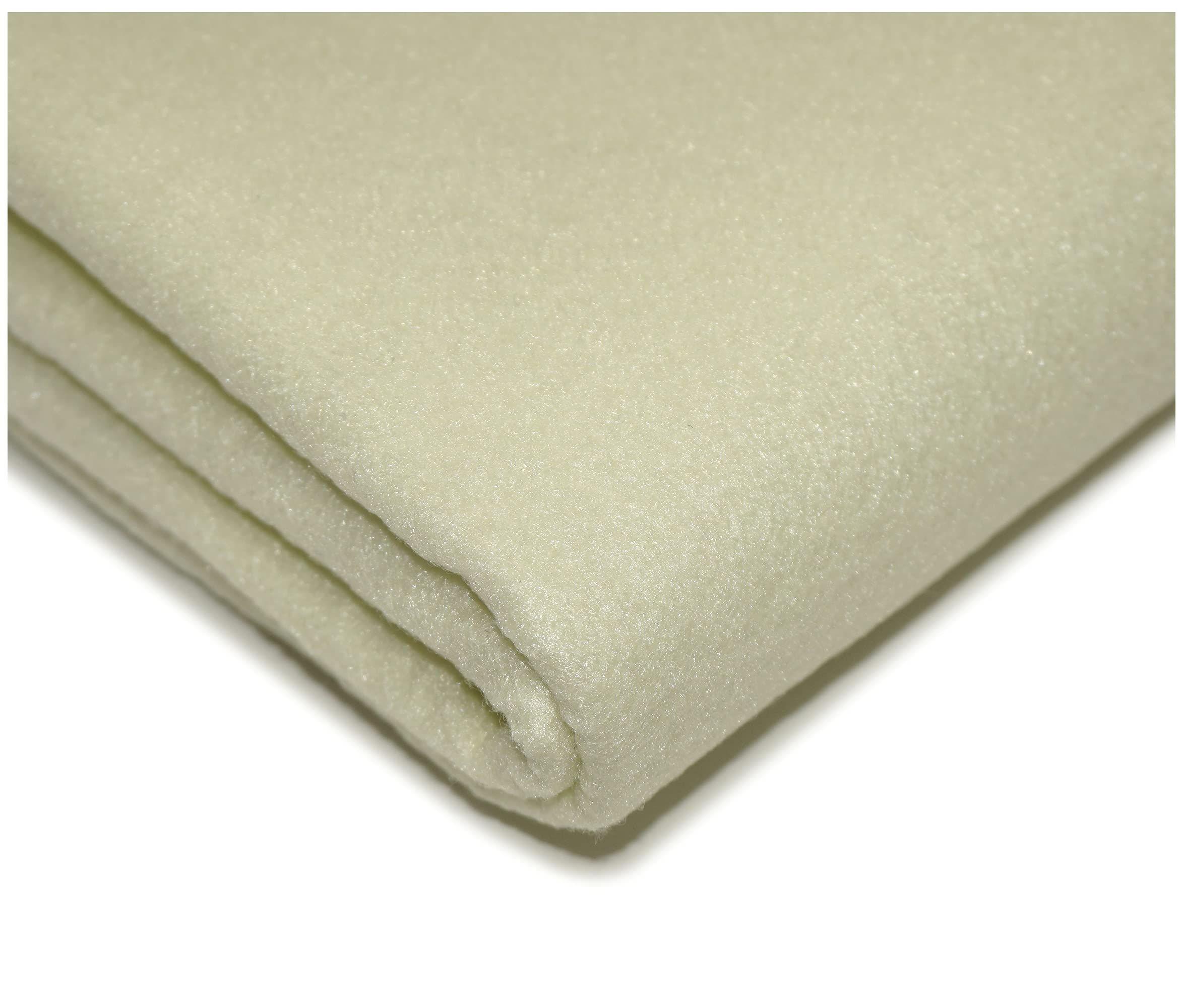 "Get Crafting" 100% Acrylic Felt Fabric Perfect for Arts & Crafts, Sewing Material - 150cm Wide, Available in 30 Vibrant Colours (Sold by The Metre, Cream)