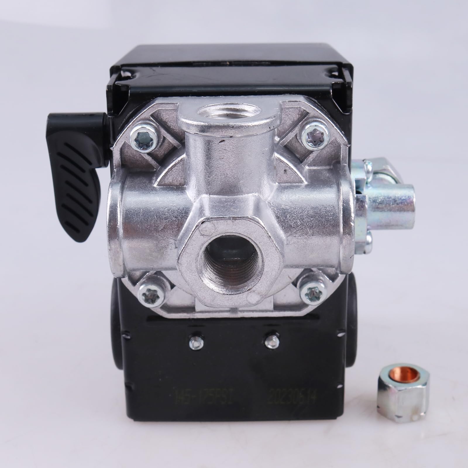 BNUSLO 1/4" 147-175 Psi 4 Port Pressure Switch 23474653-A Replacement for Ingersoll Rand Air Compressor 2340L5 2340N5 TS4L5 TS51