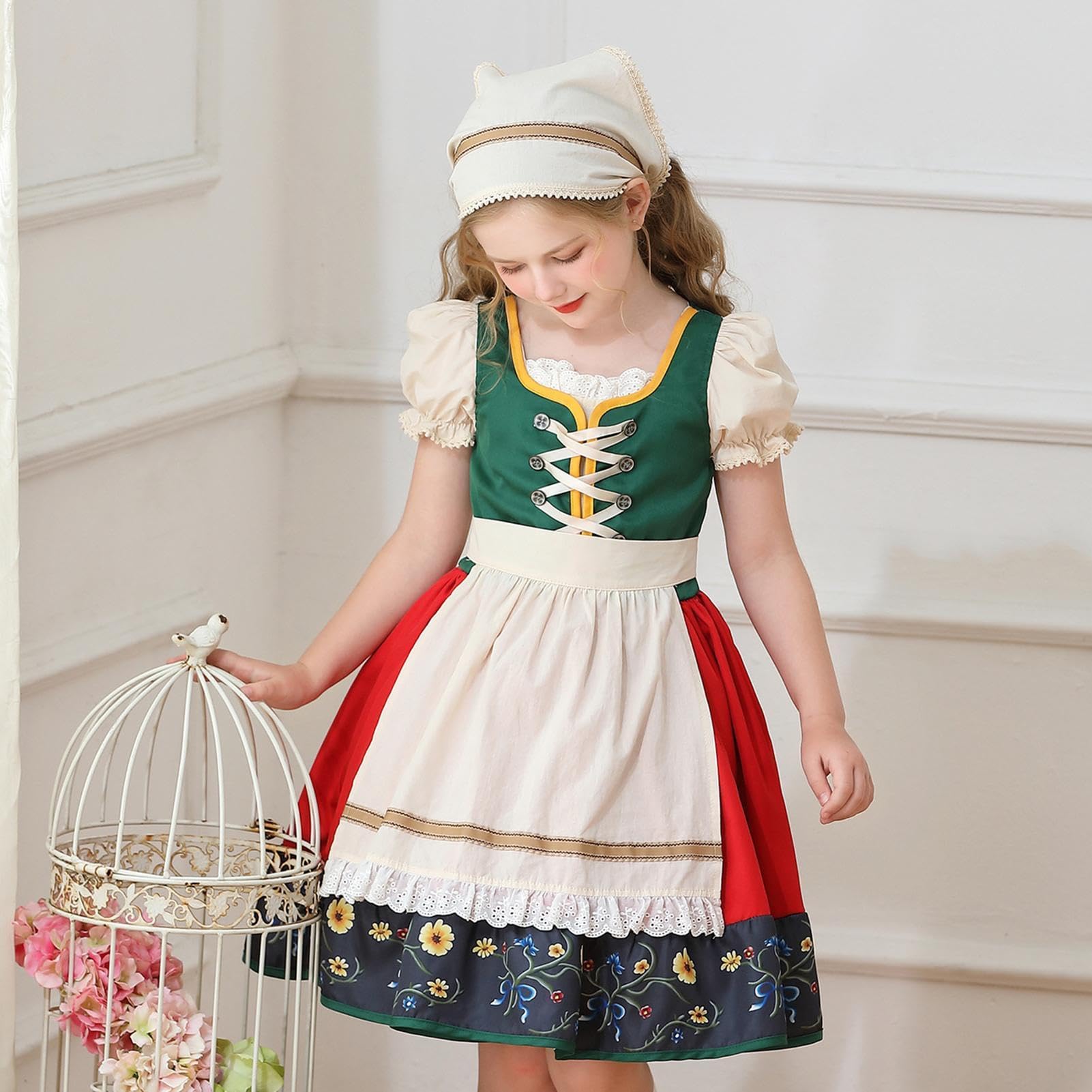 Ragazze Oktoberfest Costume - Abito cosplay Oktoberfest tedesco