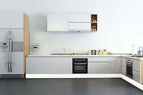 Miniatura 7 de Base de pared de vinilo flexible para zócalo de 5 pulgadas x 20 pies, autoadhesiva, base de suelo de goma para despegar y pegar, molduras de esquina