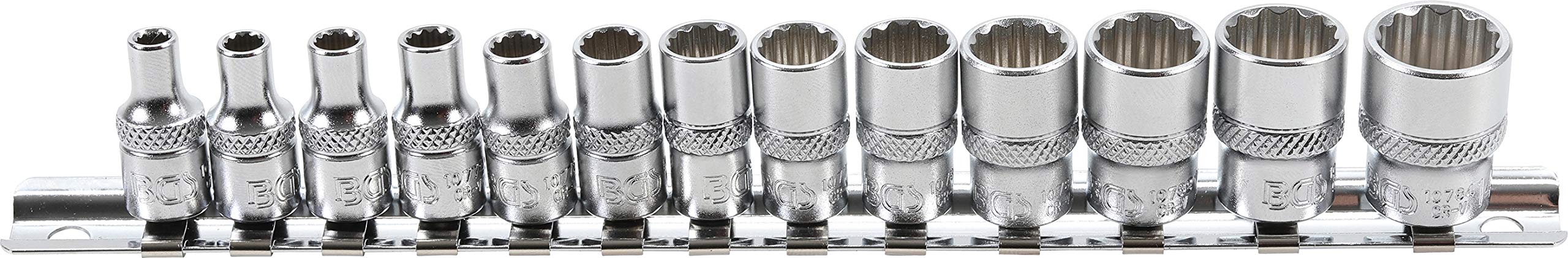 BGS2269 | Socket Set, 12-point | 6.3 mm (1/4") Drive | 4-14 mm | 13 pcs.