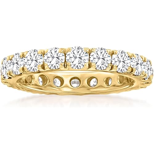 Ross-Simons Diamond Eternity Band Made in 14kt Yellow Gold