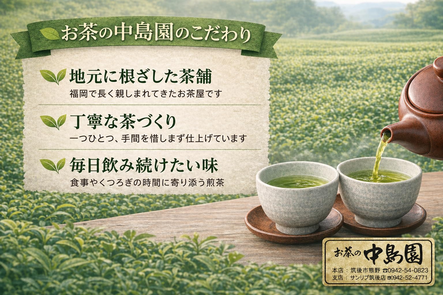 Amazon | 【お茶の中島園】 八女茶 2026年産 新茶 初摘み 特選極上煎茶