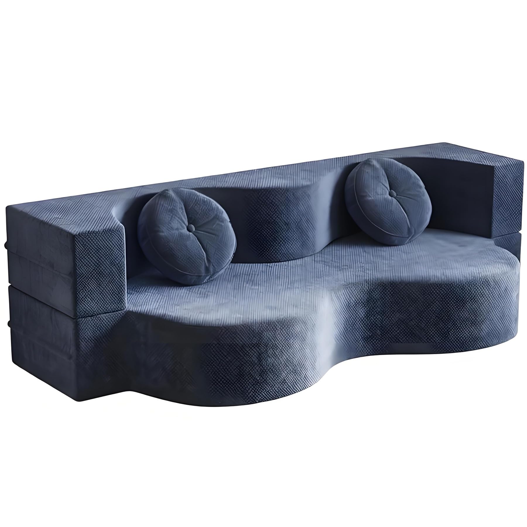 Sofá cama portátil de 150/200 cm ideal para optimizar espacio en el dormitorio