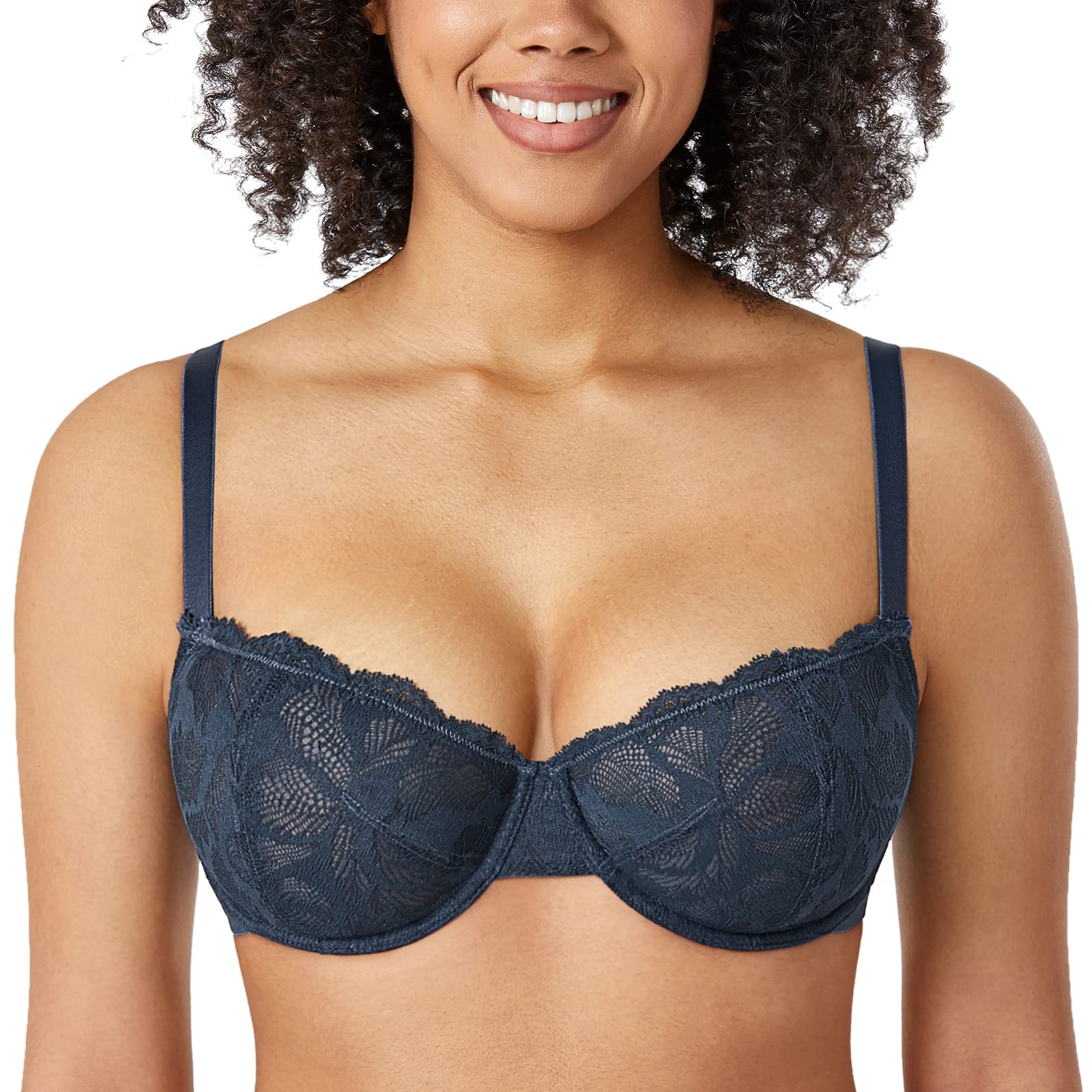 DELIMIRA Women's Balconette Bra