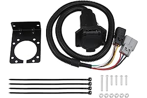 X AUTOHAUX 7 Pin Trailer Wiring Kit Compatible with Toyota Tundra 2003-2006