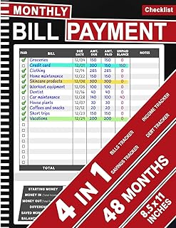 Bill Payment Planner And Organizer: Bill Tracker | Monthly Bill Payment Tracker and Organizer | Bill Planner | 120 Pages and 8.5 x 11 Inches 2 | ... | Bill organizer | Bill paying organizer