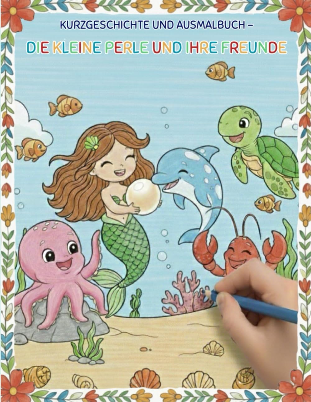 Kurzgeschichte und Ausmalbuch - Die Kleine Perle und Ihre Freunde