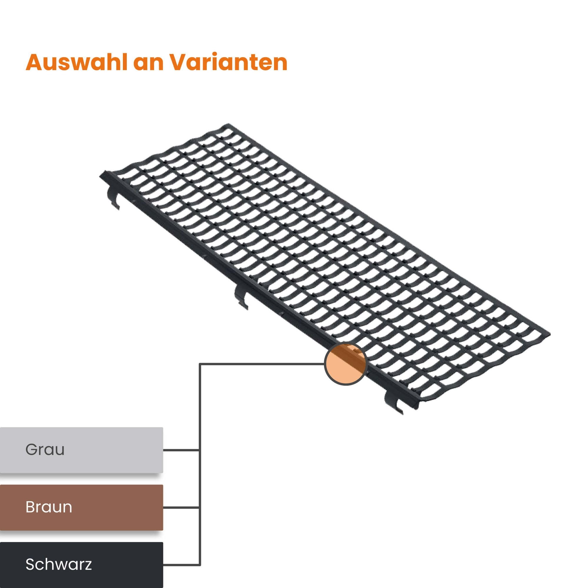 INEFA 30x Laubfangstreifen Set 100cm Schwarz NW100-150 (Ø100-160mm) Dachrinnen Laubschutz, Regenrinnen Laubschutz, Dachrinnenabdeckung, Laubschutz Dachrinne, Dachrinnenschutz, Regenrinne Laubschutz