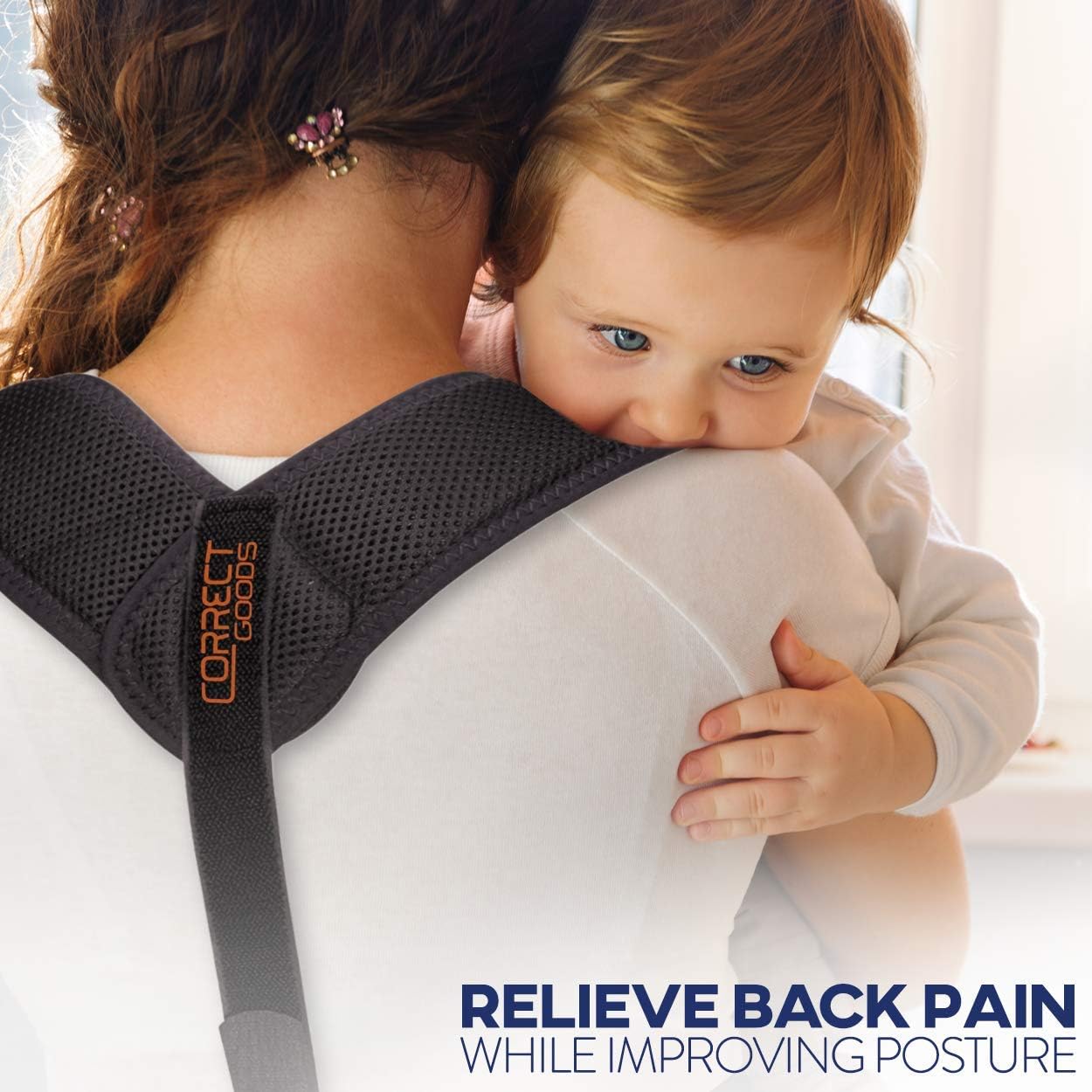 Posture Corrector-Back Brace for Men and Women–Back Posture Support Brace and Neck-Shoulder Back Pain Relief – Fully Adjustable Upper Back Clavicle Comfy Straightener Support Brace for Slouching & Hunching