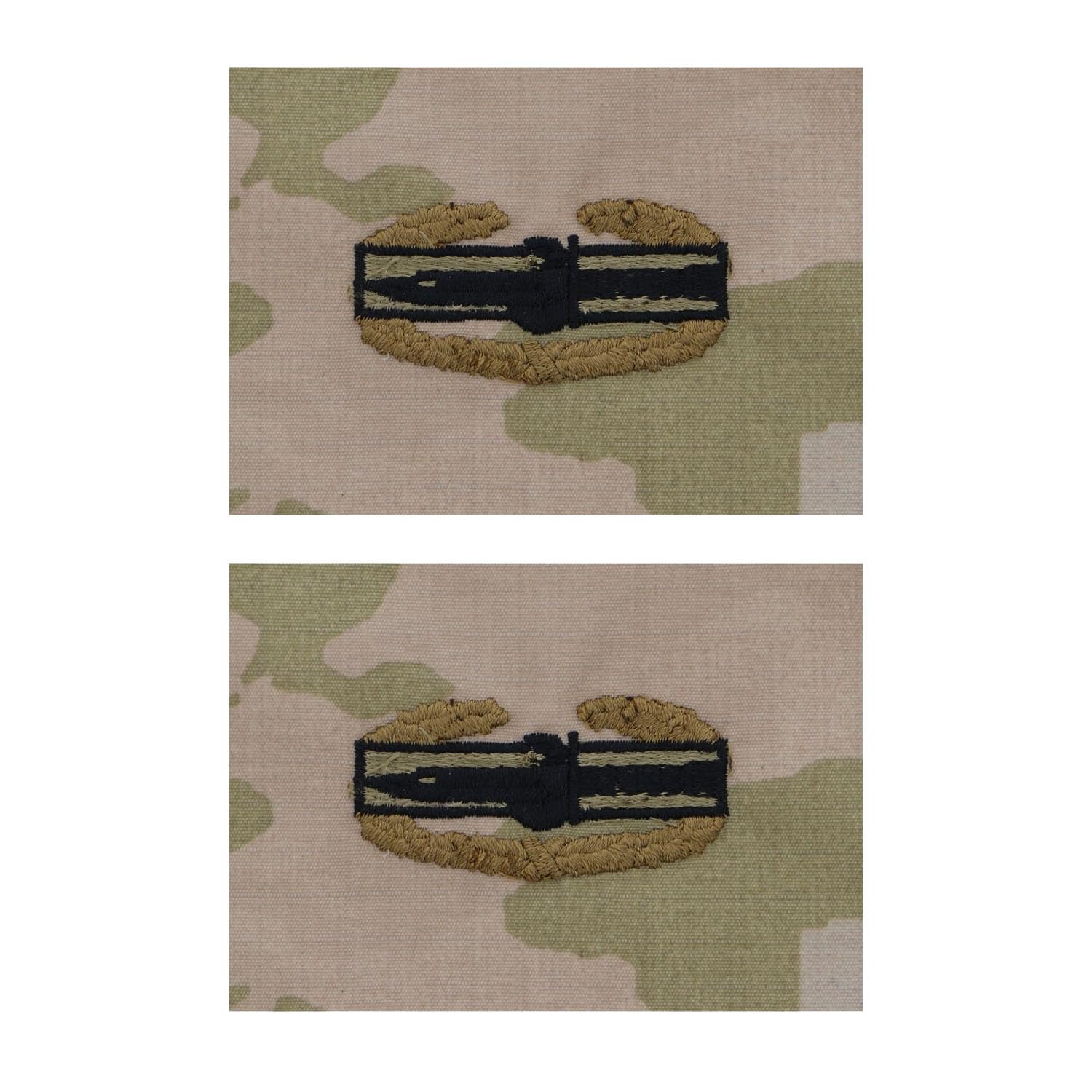 NEW Master Combat Action 1st Award Sew on Badge 2 Pack (As Issued by US Military)-Veteran Owned Business
