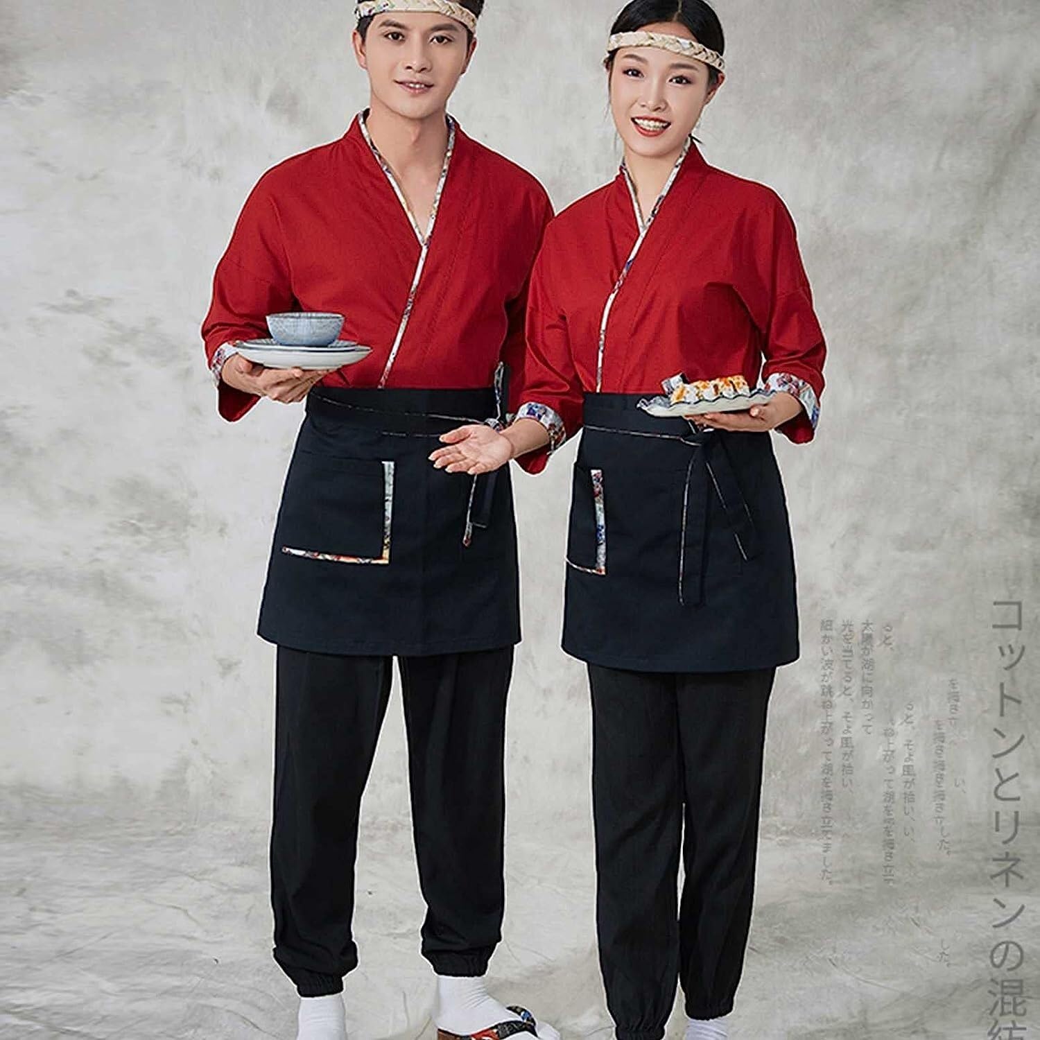 Hombres Mujeres Chaqueta Para Proteger Transpirable Chef Clothes 5 Colores - Gris, L BLESIY Chaqueta De Cocinero Para Hombre