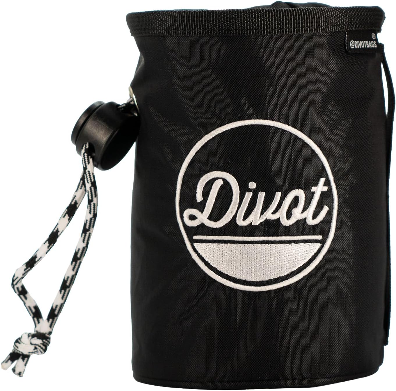 Convenient Pouch to Hold Sand and Seed Mix for Fixing Divots While Golfing | Bag Easily Attaches to Golf Bag or Push Cart | Allows Golfers to Carry Divot Mix While Walking