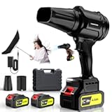 Cordless Leaf Blower&comma; 980&comma;000 RPM Handheld Leaf Blower with 2 X 4&period;0Ah Batteries & Charger&comma; Lightweight Leaf Blowers for Patio Cleaning&comma; Lawn Care&comma; Leaves&comma; Dust