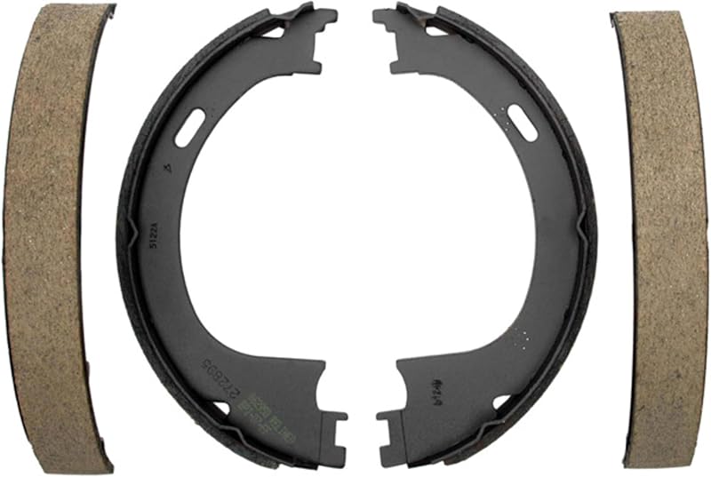 Jogo de sapatas de freio de estacionamento traseiras ACDelco Gold 17752B (18039865) para tambor – Veículo específico