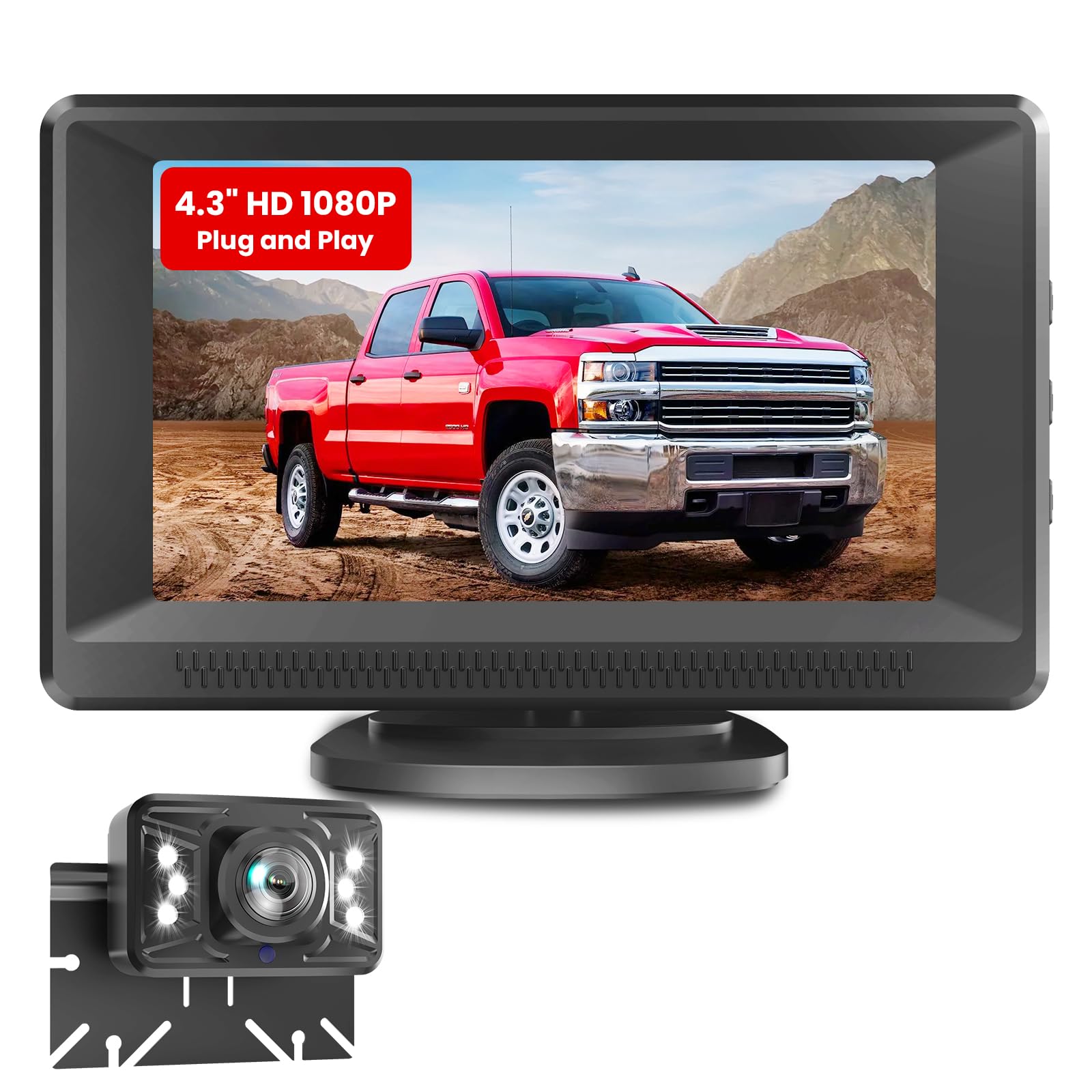 Foxpark Rückfahrkamera Nachrüsten: 4,3