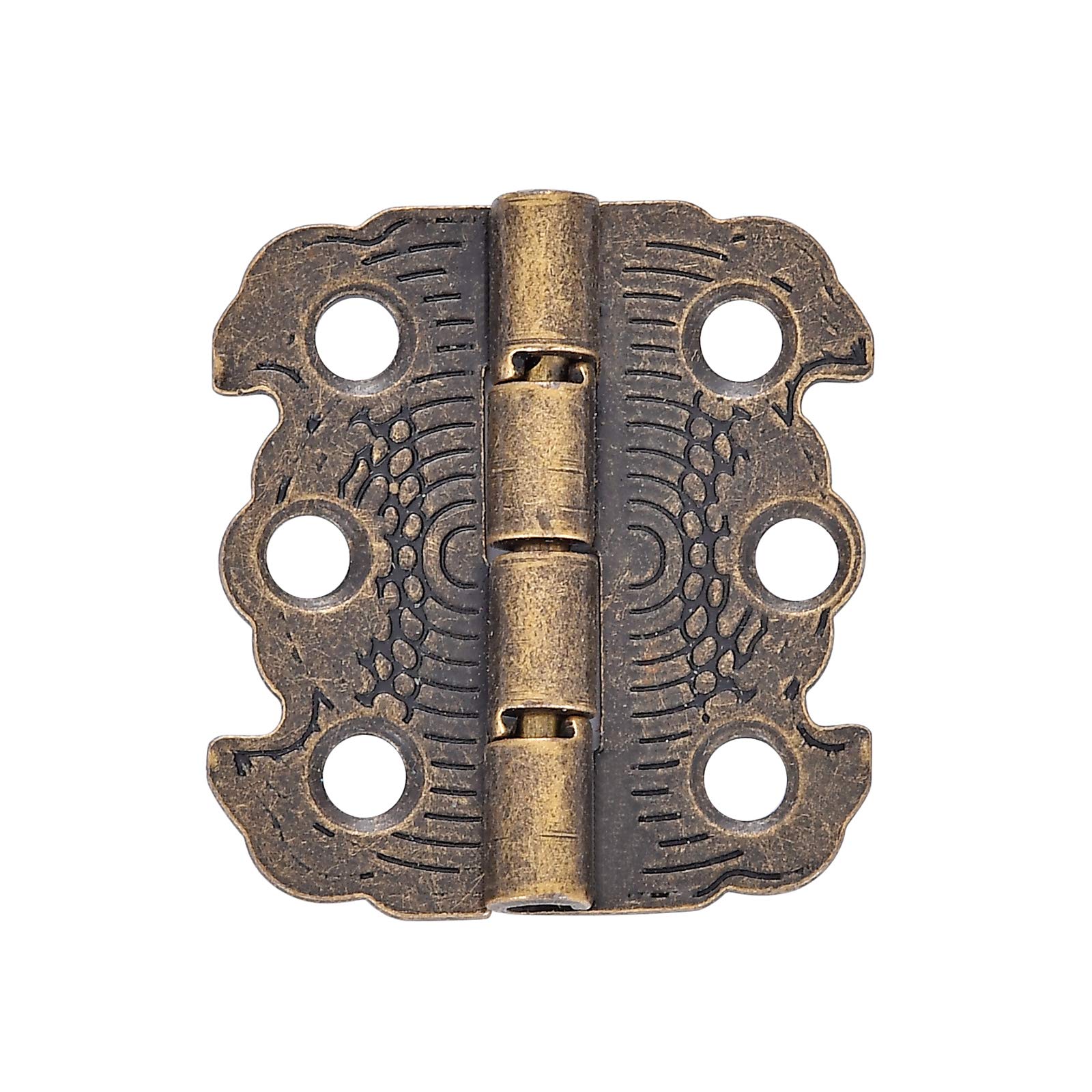Amazon.co.jp: PGMJ アンティーク装飾ヒンジブロンズ彫刻デザイン