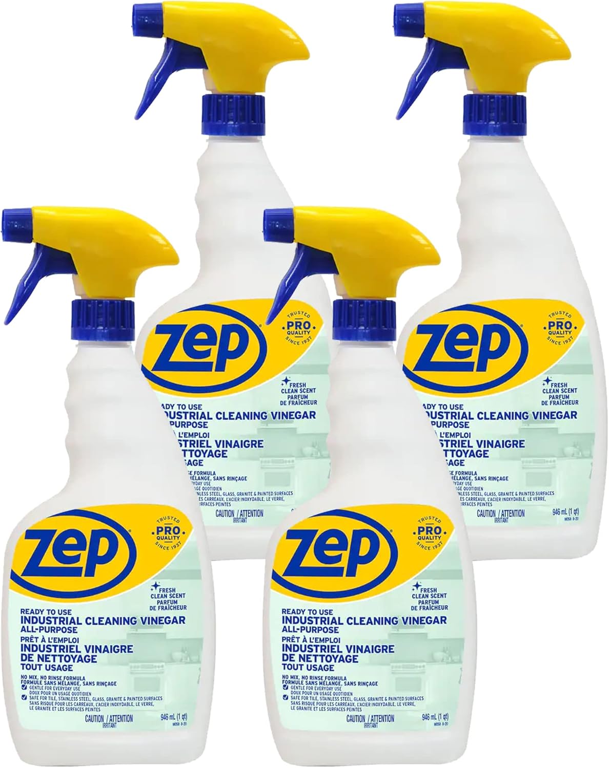Zep Industrial Vinegar AllPupose Cleaner Amazon.ca Health & Personal Care