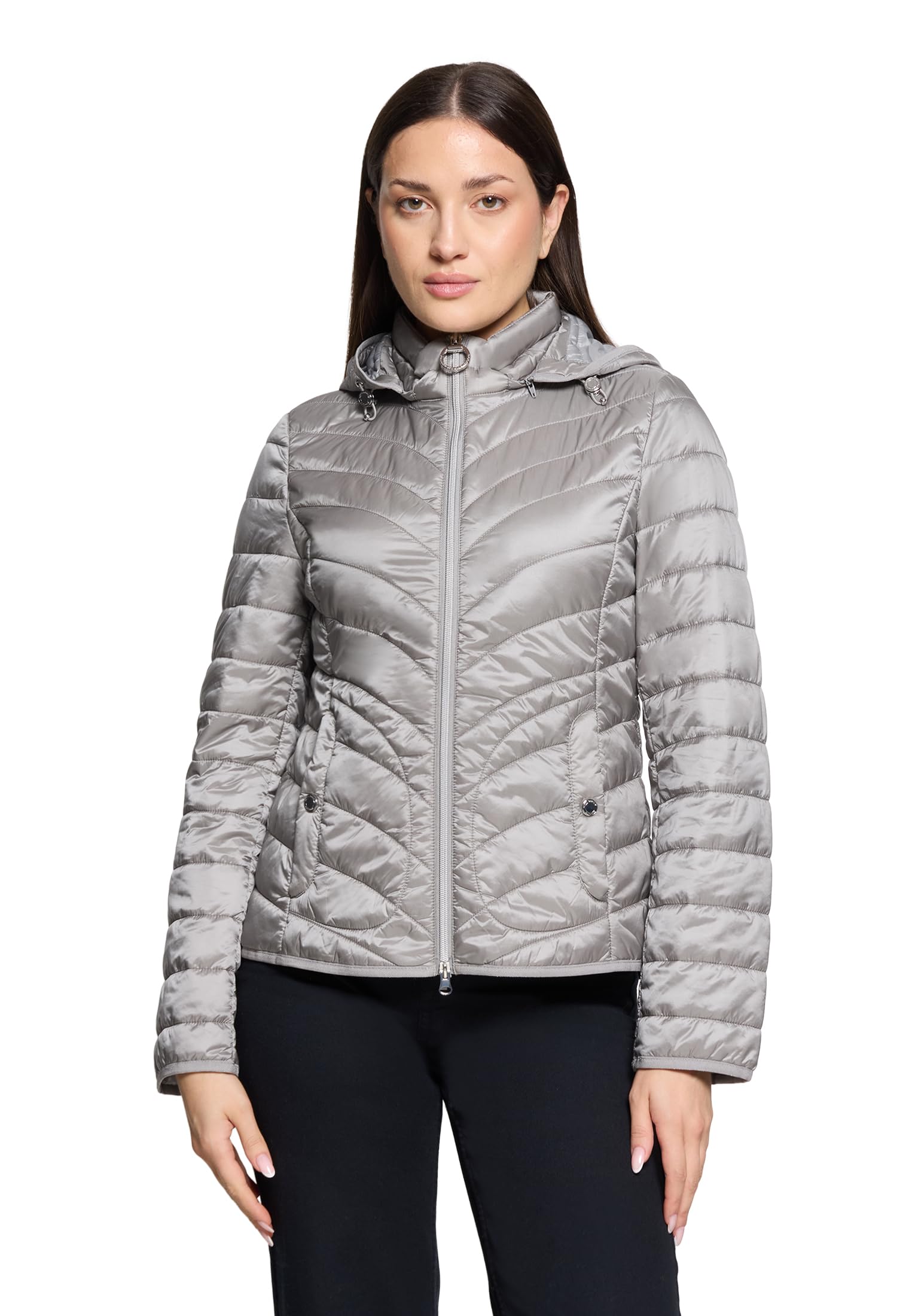 Betty Barclay Damen Outdoorjacke mit Abnehmbarer Kapuze