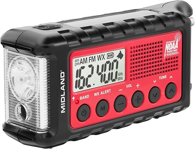 Midland ER310 Emergency Crank Weather Alert Radio