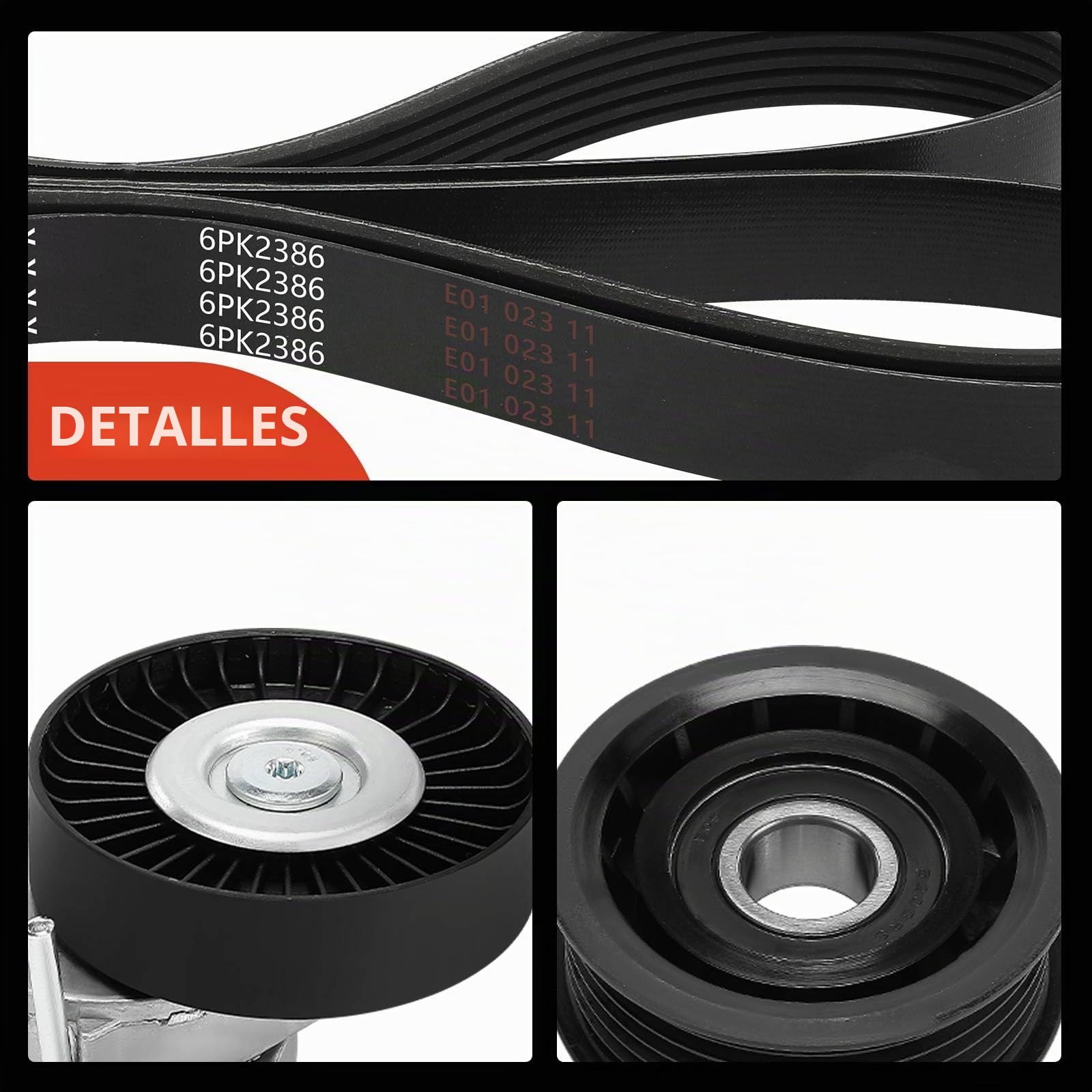 Frankberg Kit de correa de distribución para motor de gasolina | Compatible con: Clase C Modelo T S203, Clase E Modelo T S211, Clase E W211, Clase S V220 W220, CLK C209, SLK R171