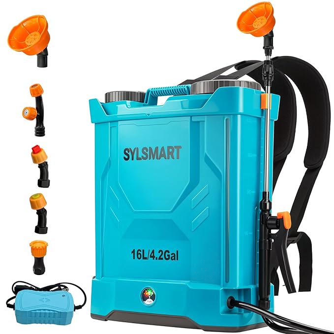 Battery Powered Backpack Sprayer 4 Gallon