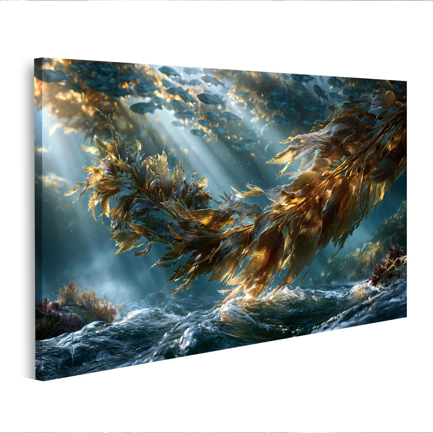 Impression sur toile forêt de tangs islandburner x2 - 6